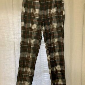 Versona Plaid Women's Pants - Black, Brown, White